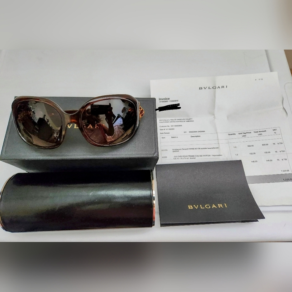 Bvlgari Serpenti with Swarovski Crystals Sunglasses - Picture 4 of 10
